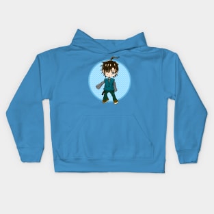 cool boy cartoon funny cute Kids Hoodie